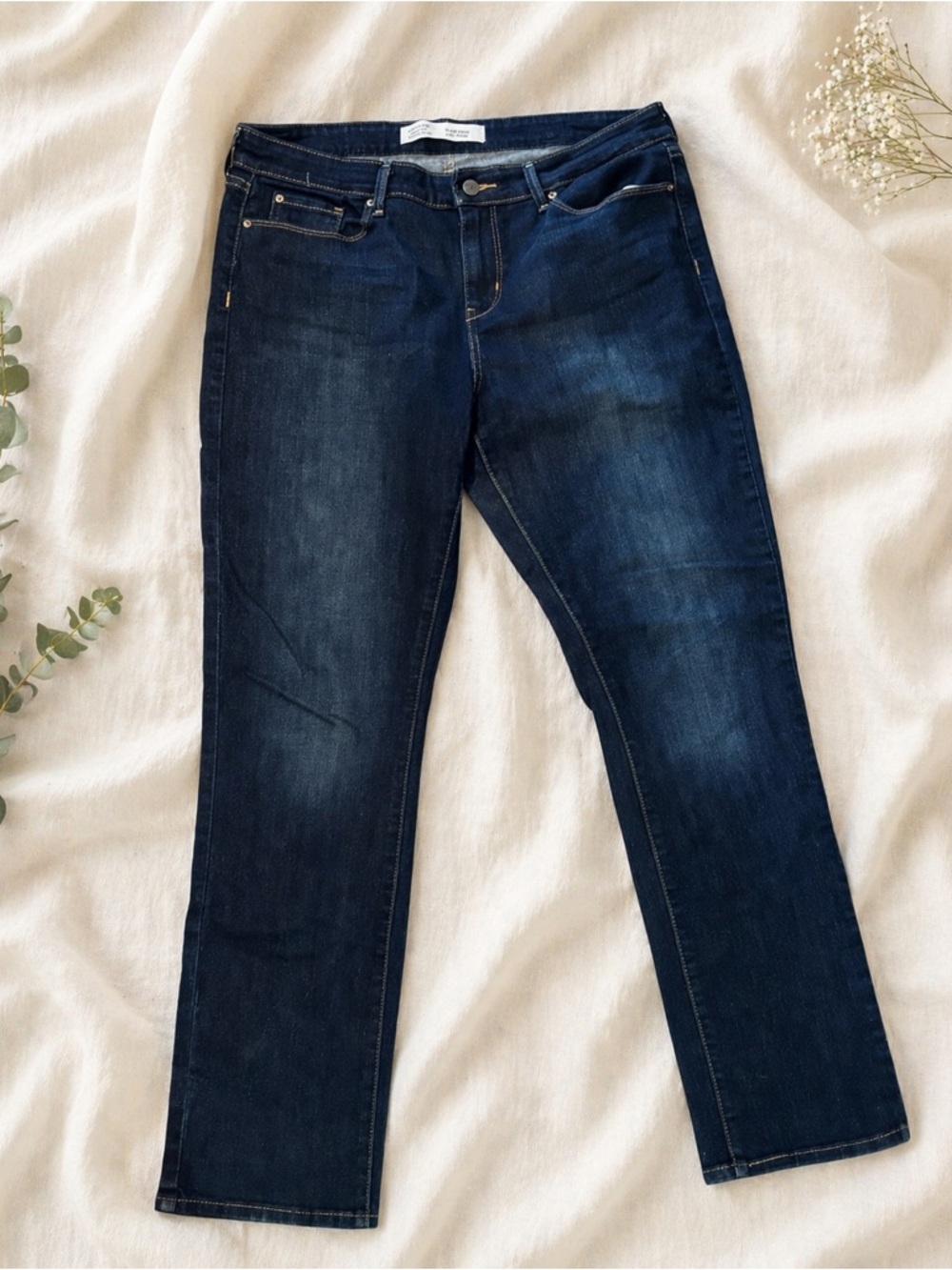 Signature by Levi Strauss Dark Indigo Jeans